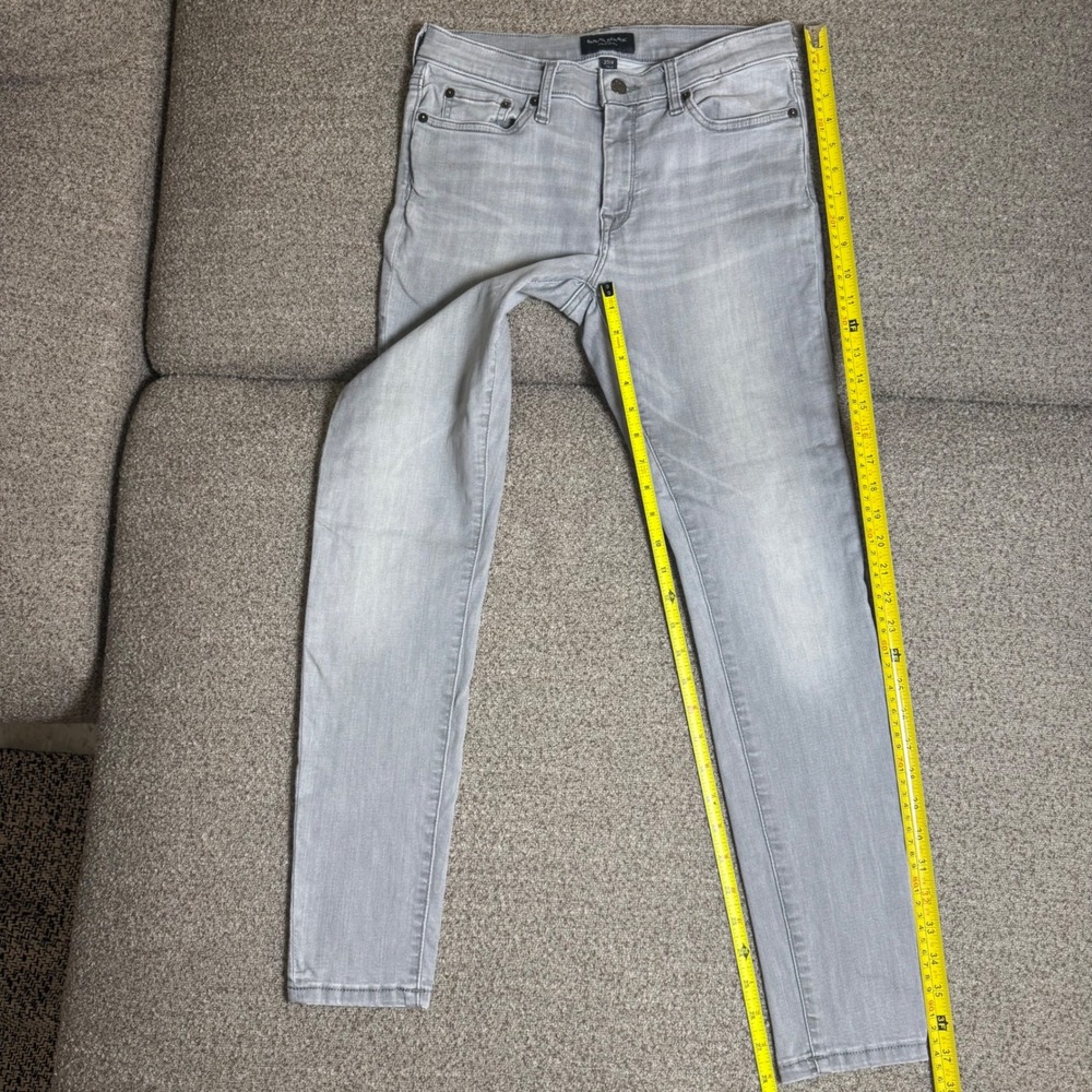 Banana Republic Sculpt Skinny Jeans Womens 27/4 Light Grey Mid Rise Denim Pants - Picture 7 of 8